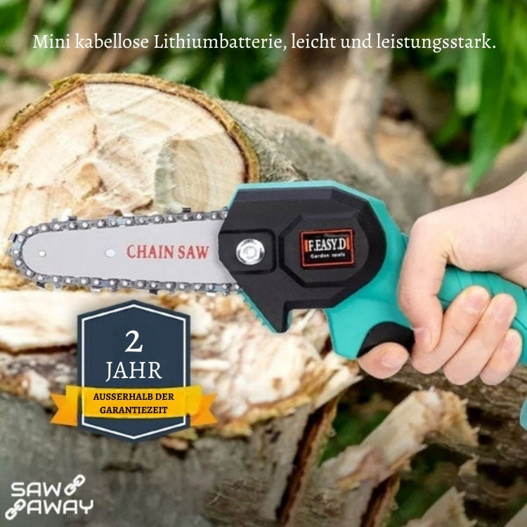 GartenSchnitt Pro – Die handliche Akku-Kettensäge für müheloses Schneiden