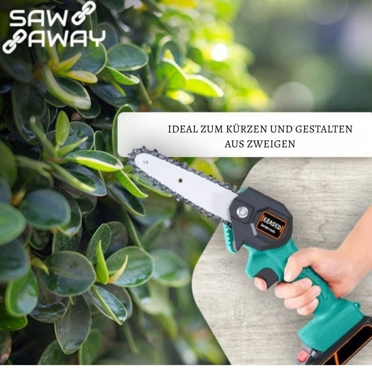 GartenSchnitt Pro – Die handliche Akku-Kettensäge für müheloses Schneiden