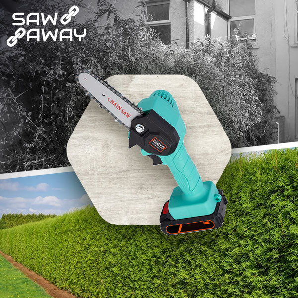 GartenSchnitt Pro – Die handliche Akku-Kettensäge für müheloses Schneiden