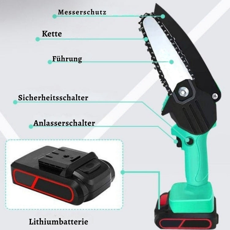 GartenSchnitt Pro – Die handliche Akku-Kettensäge für müheloses Schneiden