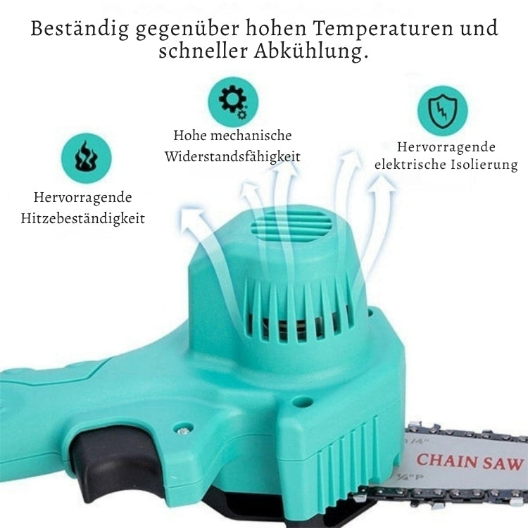 GartenSchnitt Pro – Die handliche Akku-Kettensäge für müheloses Schneiden